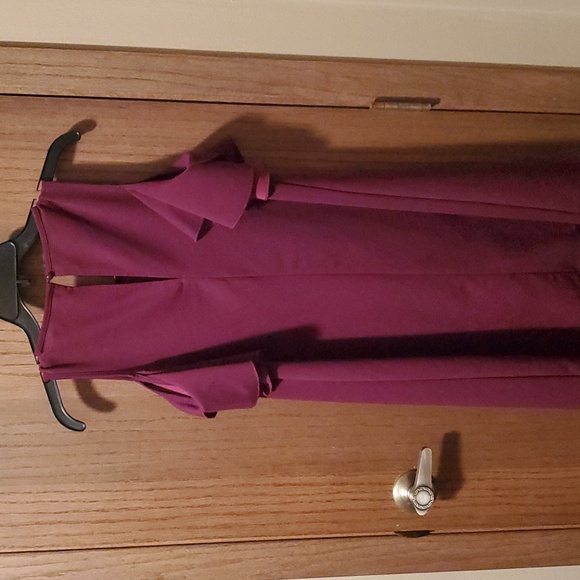 Size M Burgundy Dress - Picture 3 of 3